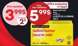 Maxi BEURRE SANS NOM offer