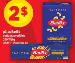 Maxi PÂTES BARILLA, 340/410 g offer