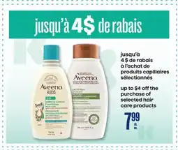 Jean Coutu Aveeno Hair Care Products offer