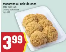 Marché Adonis Macarons au noix de coco | coconut macaroons offer