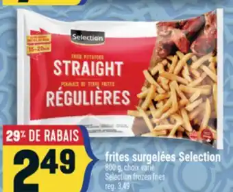 Marché Adonis FRITES SURGELÉES SELECTION | SELECTION FROZEN FRIES offer