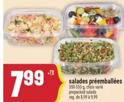 Marché Adonis SALADES PRÉEMBALLÉES | PREPACKED SALADS offer
