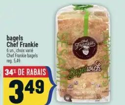 Marché Adonis Bagels Chef Frankie | Chef Frankie bagels offer