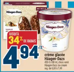 Marché Adonis CRÈME GLACÉE HÄAGEN-DAZS | HÄAGEN-DAZS ICE CREAM offer
