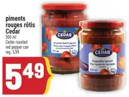 Marché Adonis piments rouges rôtis Cedar | Cedar roasted red pepper can offer