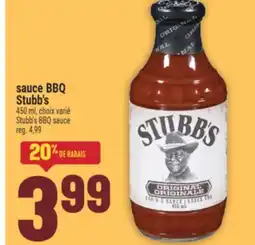 Marché Adonis Sauce BBQ Stubb's | Stubb's BBQ Sauce offer