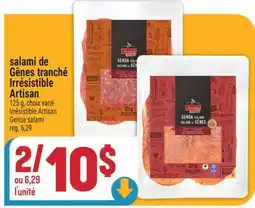 Marché Adonis SALAMI DE GÊNES TRANCHÉ IRRÉSISTIBLE ARTISAN | IRRÉSISTIBLE ARTISAN GENOA SALAMI offer