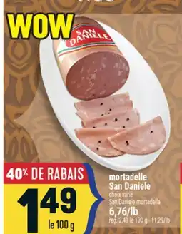 Marché Adonis Mortadelle San Daniele | San Daniele mortadella offer