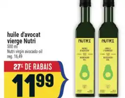 Marché Adonis Huile D'avocat Vierge Nutri | Nutri Virgin Avocado Oil offer