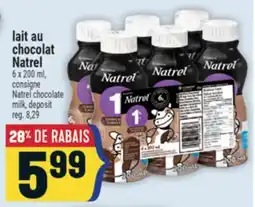 Marché Adonis LAIT AU CHOCOLAT NATREL | NATREL CHOCOLATE MILK offer