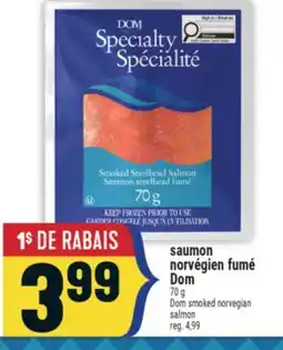 Marché Adonis Saumon Norvégien Fumé Dom | Dom Smoked Norvegian Salmon offer