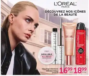 Uniprix L`ORÉAL PARIS Maquillage sélectionné/Selected makeup products offer