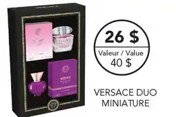 Jean Coutu VERSACE DUO MINIATURE offer