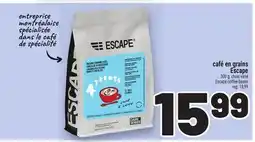 Metro CAFÉ EN GRAINS ESCAPE | ESCAPE COFFEE BEANS offer