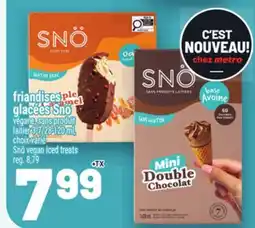 Metro FRIANDISES GLACÉES SNÖ | SNÖ VEGAN ICED TREATS offer
