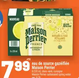 Metro EAU DE SOURCE GAZÉIFIÉE MAISON PERRIER | MAISON PERRIER CARBONATED SPRING WATER offer