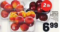 Metro NECTARINES, PÊCHES OU PRUNES NOIRES | NECTARINES, PEACHES OR BLACK PLUMS offer