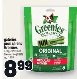 Metro GÂTERIES POUR CHIENS GREENIES | GREENIES DOG TREATS offer