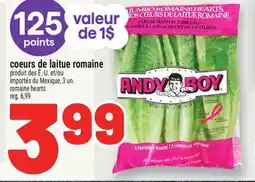 Metro COEURS DE LAITUE ROMAINE | ROMAINE HEARTS offer