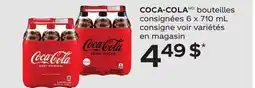 Metro COCA-COLA BOUTEILLES CONSIGNÉES offer