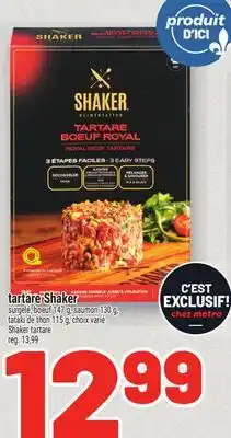 Metro TARTARE SHAKER | SHAKER TARTARE offer