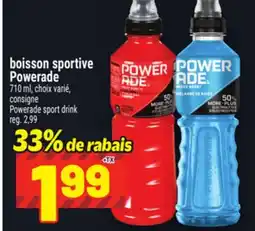 Metro BOISSON SPORTIVE POWERADE | POWERADE SPORT DRINK offer