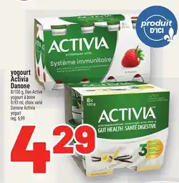 Metro YOGOURT ACTIVIA DANONE | DANONE ACTIVIA YOGURT offer