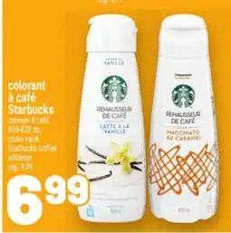 Metro COLORANT À CAFÉ STARBUCKS | STARBUCKS COFFEE WHITENER offer