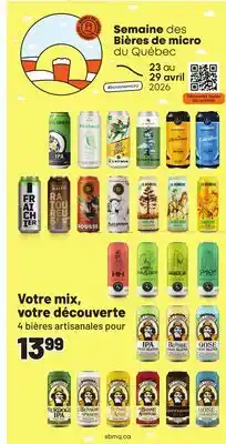 Metro SEMAINE DES BIÉRES DE MICRO offer
