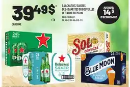 Metro BLUE MOON, HEINEKEN & SOL offer