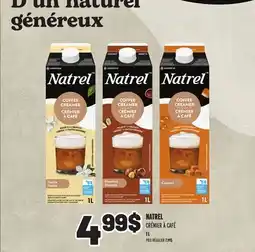 Metro NATREL CRÉMIER À CAFÉ offer