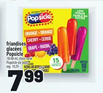 Metro FRIANDISES GLACÉES POPSICLE | POPSICLE ICE POPS offer