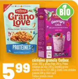 Metro CÉRÉALES GRANOLA OATBOX | OATBOX GRANOLA CEREAL offer