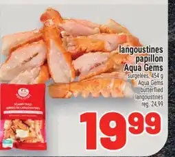 Metro LANGOUSTINES PAPILLON AQUA GEMS | AQUA GEMS BUTTERFLIED LANGOUSTINES offer