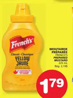 Marches Tradition FRENCH'S PREPARED MUSTARD offer