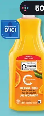 Marches Tradition COMPLIMENTS ORANGE JUICE offer