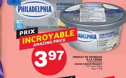 Marches Tradition PHILADELPHIA CREAM CHEESE PRODUCT offer