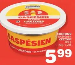 Marches Tradition GASPÉSIEN CRETONS offer