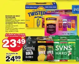 Marches Tradition SVNS HARD 7-UP, SMIRNOFF ICE ENCORE, SIMPLY SPIKED OR TWISTED TEA ALCOHOLIC MALT BEVERAGE offer