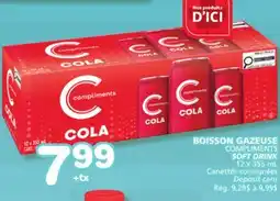 Marches Tradition COMPLIMENTS SOFT DRINK offer