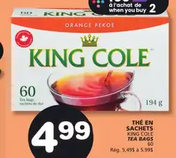Marches Tradition KING COLE TEA BAGS offer