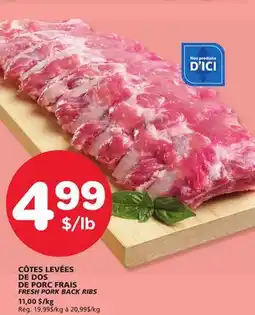 Marches Tradition FRESH PORK BACK RIBS offer