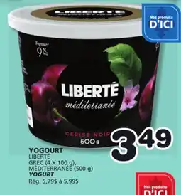 Marches Tradition LIBERTÉ YOGOURT offer