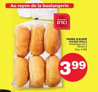 Marches Tradition KAISER ROLLS offer