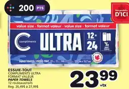 Marches Tradition COMPLIMENTS ULTRA PAPER TOWELS offer