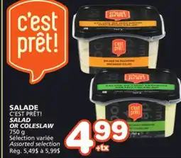 Marches Tradition C'EST PRÊT! SALAD OR COLESLAW offer