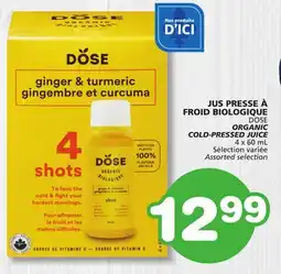 Marches Tradition DOSE ORGANIC COLD-PRESSED JUICE offer