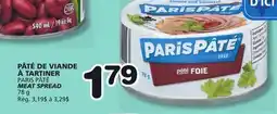 Marches Tradition PARIS PÂTÉ MEAT SPREAD offer