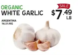 Pomme Natural Market Organic white garlic offer