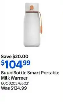 Walmart BuubiBottle Smart Portable Milk Warmer offer